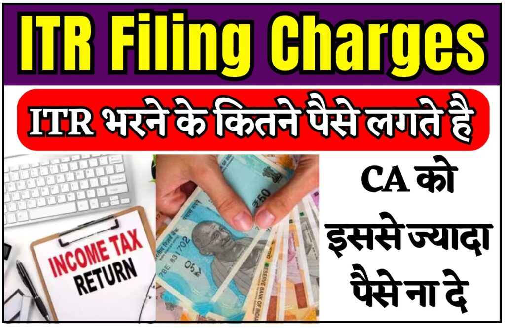 Income Tax Return Filing Charges